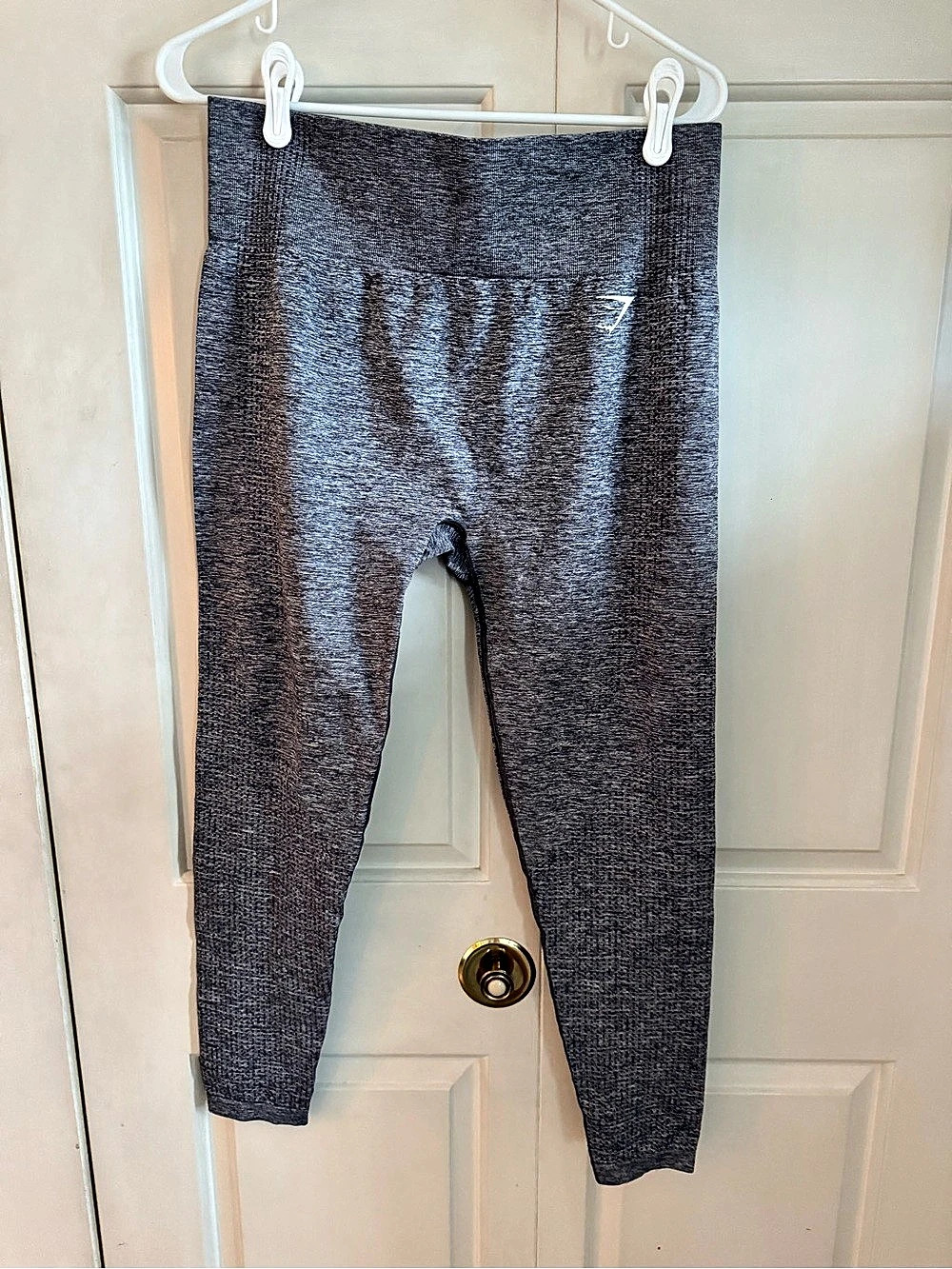 Gymshark Women's Gray & Black Athletic Leggings Like New